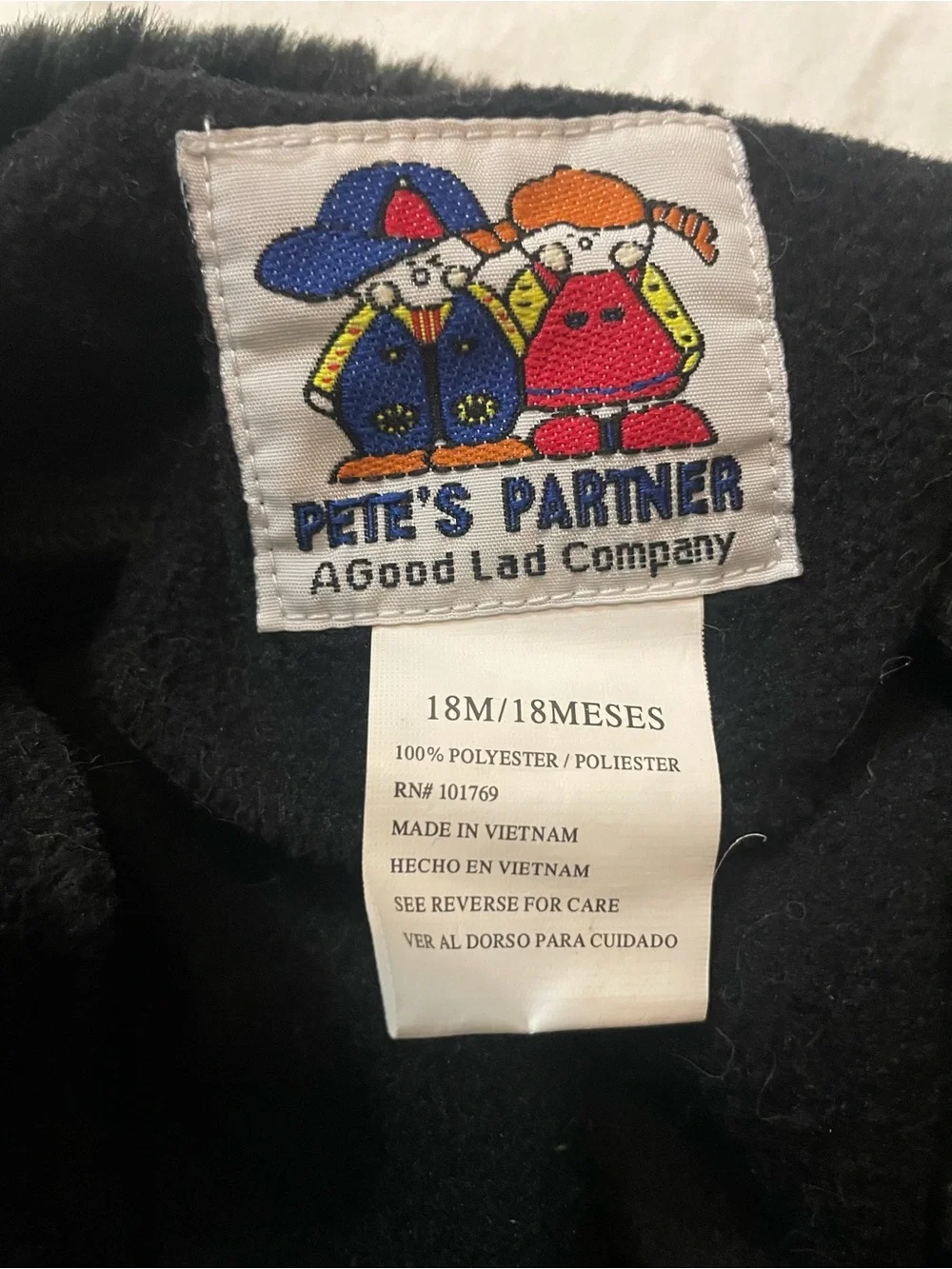 Petes Partner vintage black